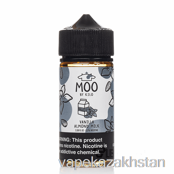 Vape Disposable Vanilla Almond Milk - MOO E-Liquids - 100mL 3mg